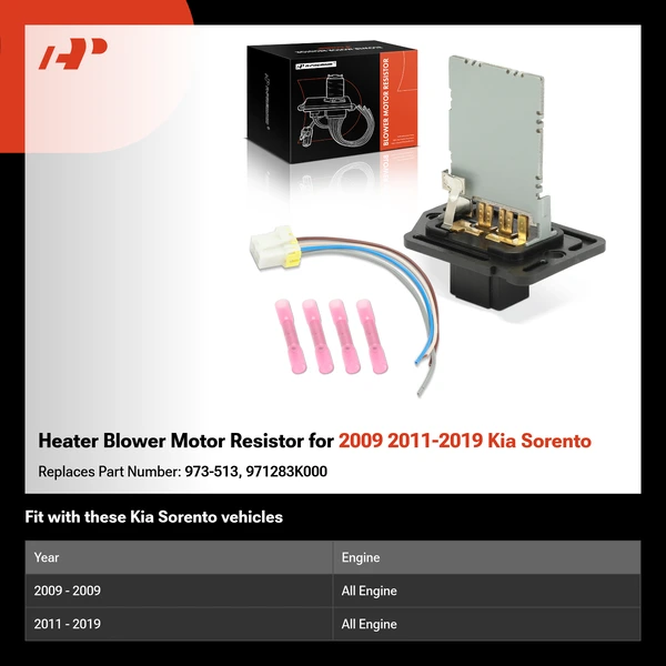 Heater Blower Motor Resistor for 2009 2011-2019 Kia Sorento