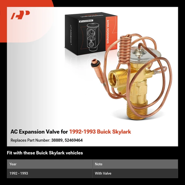 AC Expansion Valve for 1992-1993 Buick Skylark