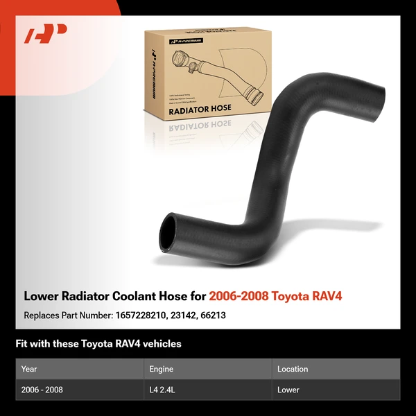 Lower Radiator Coolant Hose for 2006-2008 Toyota RAV4