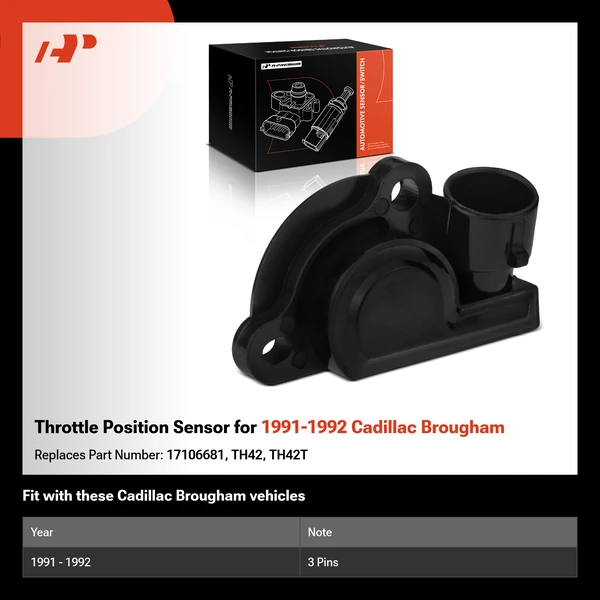 Throttle Position Sensor for 1991-1992 Cadillac Brougham