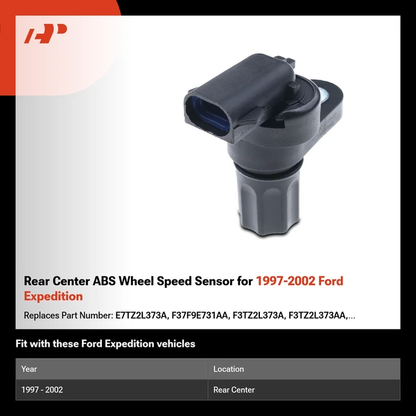 Rear Center ABS Wheel Speed Sensor for 1997-2002 Ford Expedition