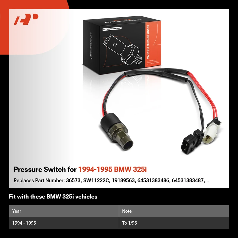 Pressure Switch for 1994-1995 BMW 325i
