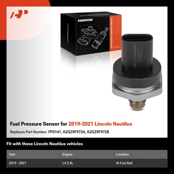 Fuel Pressure Sensor for 2019-2021 Lincoln Nautilus