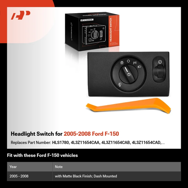 Headlight Switch for 2005-2008 Ford F-150