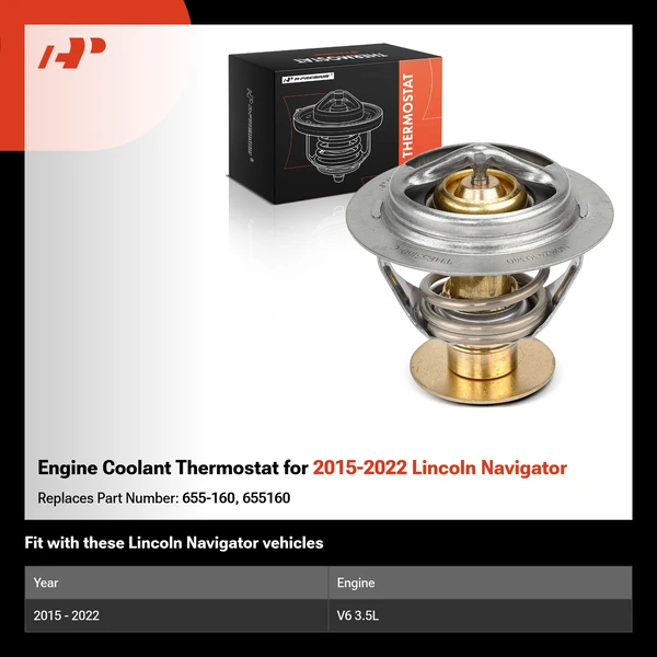 Engine Coolant Thermostat for 2015-2022 Lincoln Navigator