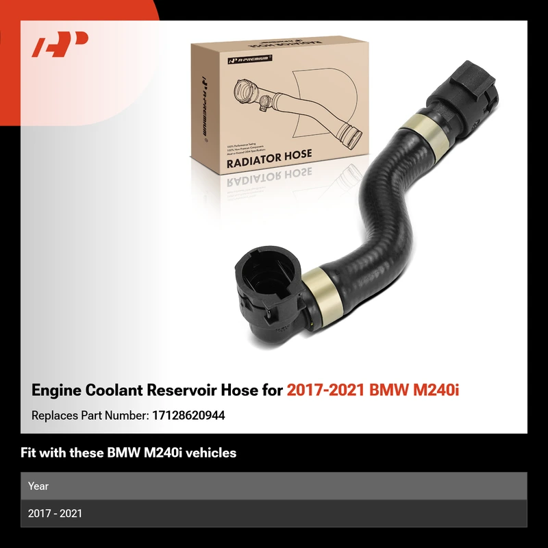 Engine Coolant Reservoir Hose for 2017-2021 BMW M240i