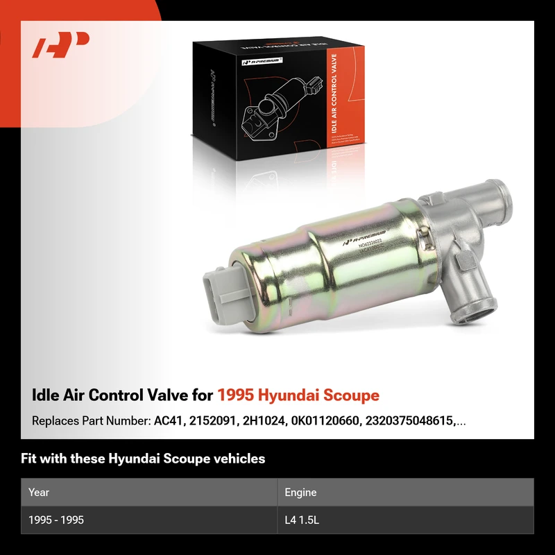 Idle Air Control Valve for 1995 Hyundai Scoupe