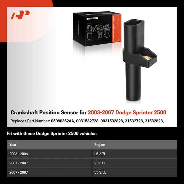 Crankshaft Position Sensor for 2003-2007 Dodge Sprinter 2500