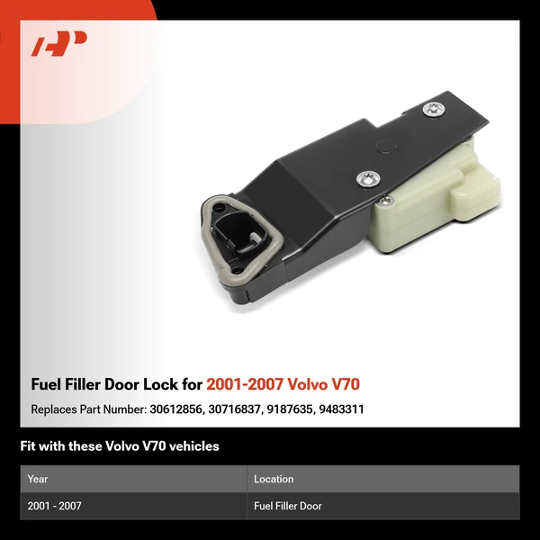 Fuel Filler Door Lock for 2001-2007 Volvo V70