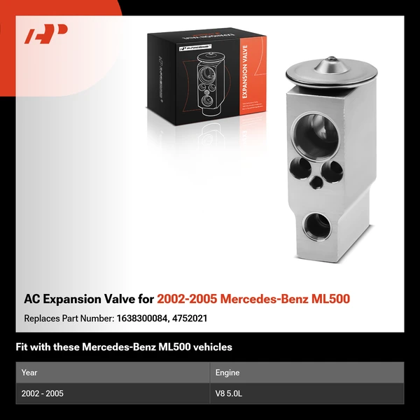 AC Expansion Valve for 2002-2005 Mercedes-Benz ML500