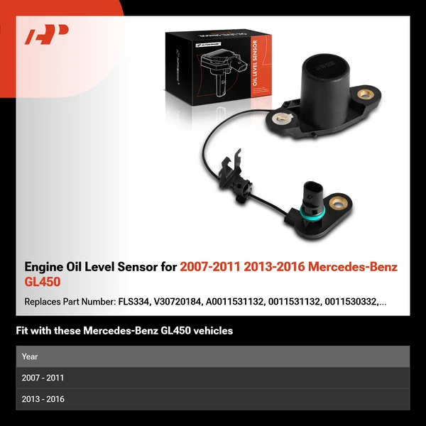 Engine Oil Level Sensor for 2007-2011 2013-2016 Mercedes-Benz GL450