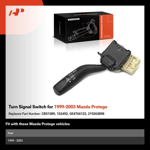 Turn Signal Switch for 1999-2003 Mazda Protege