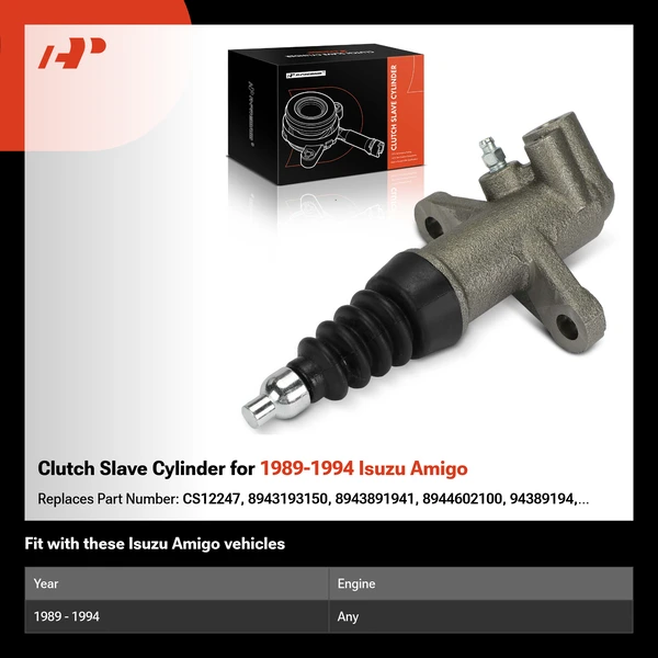 Clutch Slave Cylinder for 1989-1994 Isuzu Amigo