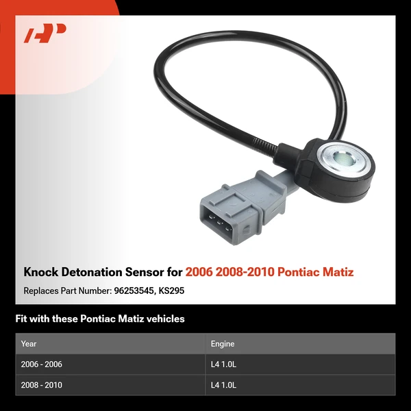 Knock Detonation Sensor for 2006 2008-2010 Pontiac Matiz
