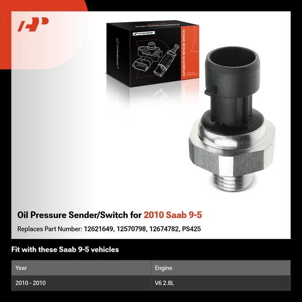 Oil Pressure Sender/Switch for 2010 Saab 9-5