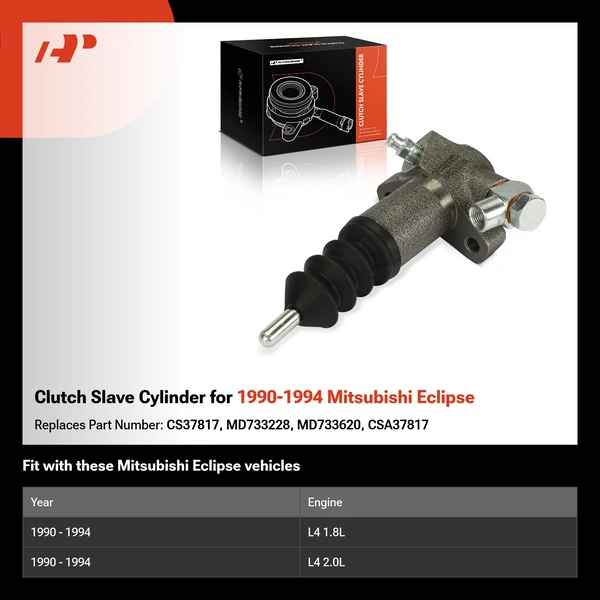 Clutch Slave Cylinder for 1990-1994 Mitsubishi Eclipse