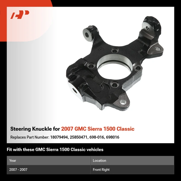 Steering Knuckle for 2007 GMC Sierra 1500 Classic