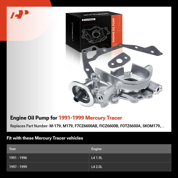 Engine Oil Pump for 1991-1999 Mercury Tracer