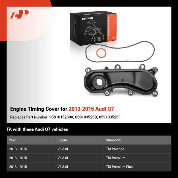 Engine Timing Cover for 2013-2015 Audi Q7