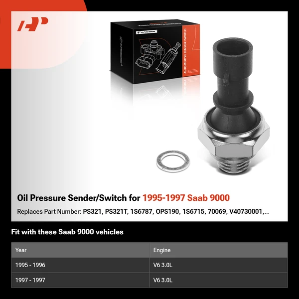 Oil Pressure Sender/Switch for 1995-1997 Saab 9000