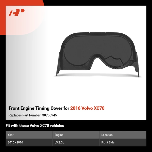 Front Engine Timing Cover for 2016 Volvo XC70