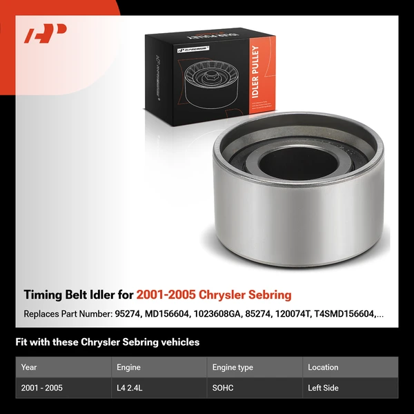 Timing Belt Idler for 2001-2005 Chrysler Sebring