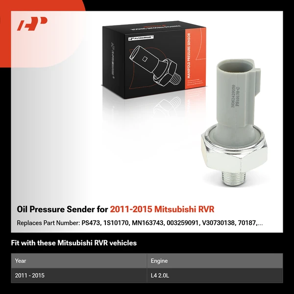 Oil Pressure Sender for 2011-2015 Mitsubishi RVR