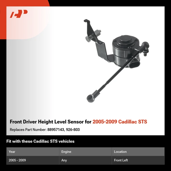 Front Driver Height Level Sensor for 2005-2009 Cadillac STS