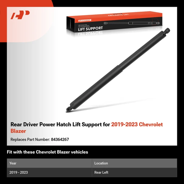 Rear Driver Power Hatch Lift Support for 2019-2023 Chevrolet Blazer