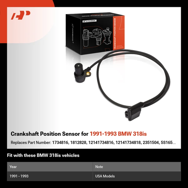 Crankshaft Position Sensor for 1991-1993 BMW 318is