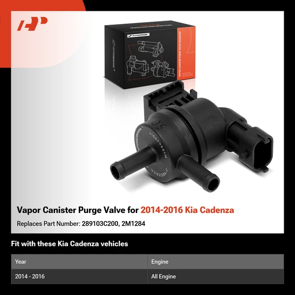Vapor Canister Purge Valve for 2014-2016 Kia Cadenza