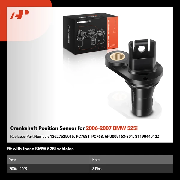 Crankshaft Position Sensor for 2006-2007 BMW 525i