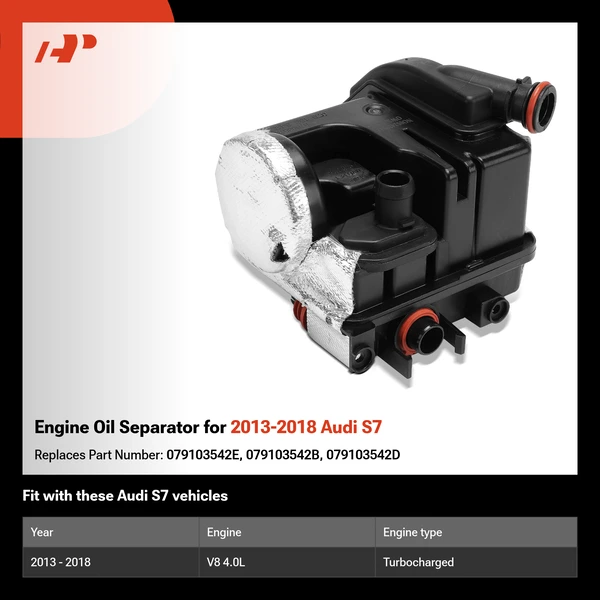 Engine Oil Separator for 2013-2018 Audi S7