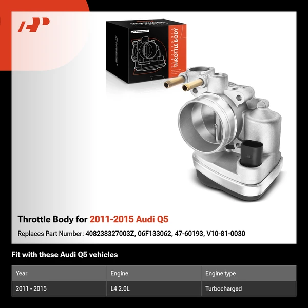 Throttle Body for 2011-2015 Audi Q5