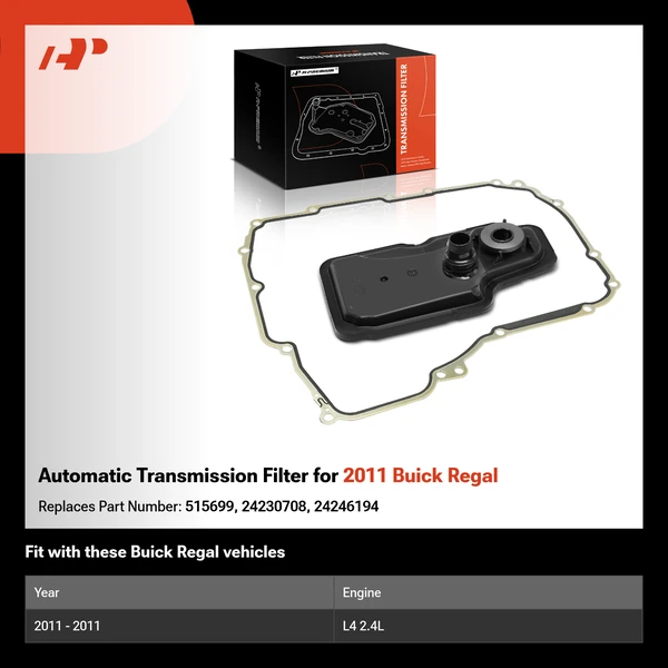 Automatic Transmission Filter for 2011 Buick Regal
