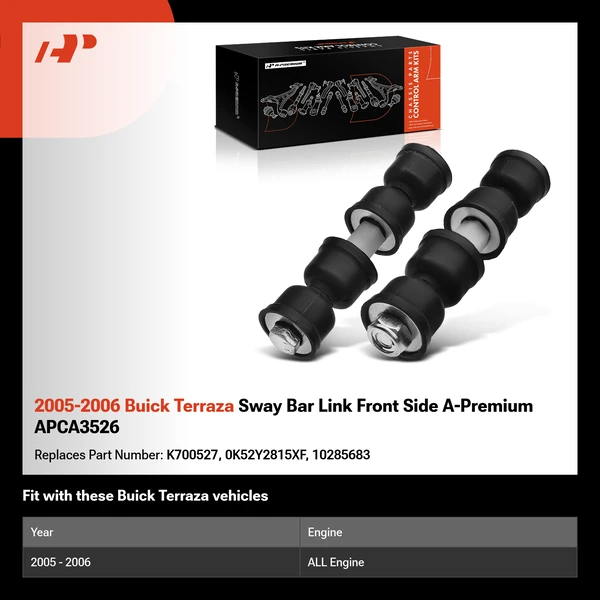 2005-2006 Buick Terraza Sway Bar Link Front Side A-Premium APCA3526