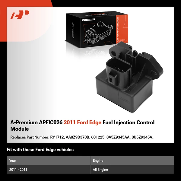 A-Premium APFIC026 2011 Ford Edge Fuel Injection Control Module