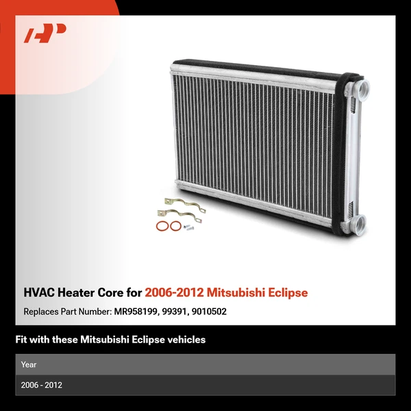 HVAC Heater Core for 2006-2012 Mitsubishi Eclipse