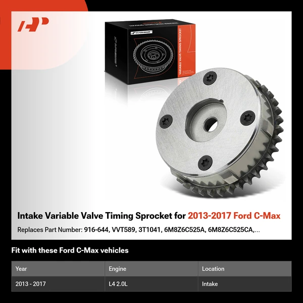 Intake Variable Valve Timing Sprocket for 2013-2017 Ford C-Max