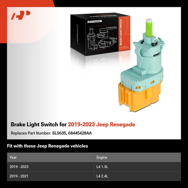 Brake Light Switch for 2019-2023 Jeep Renegade