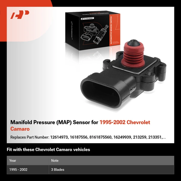 Manifold Pressure (MAP) Sensor for 1995-2002 Chevrolet Camaro
