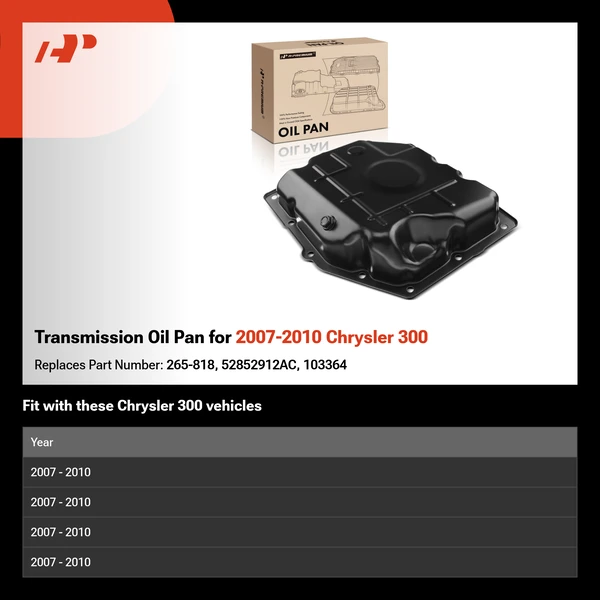 Transmission Oil Pan for 2007-2010 Chrysler 300