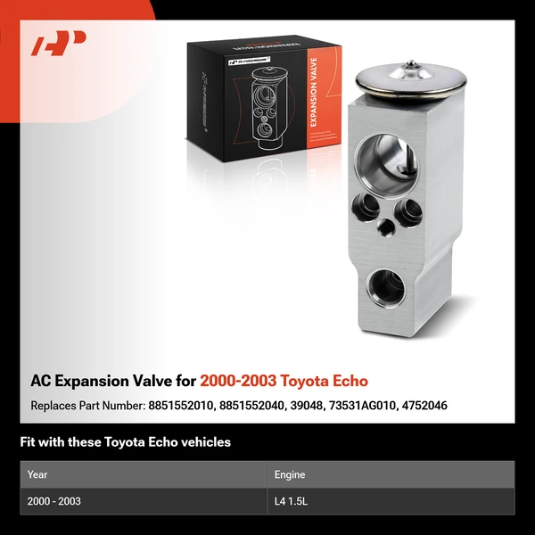 AC Expansion Valve for 2000-2003 Toyota Echo