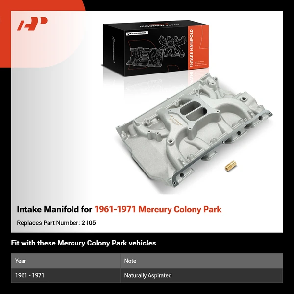 Intake Manifold for 1961-1971 Mercury Colony Park