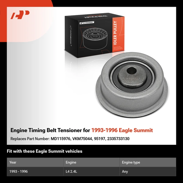 Engine Timing Belt Tensioner for 1993-1996 Eagle Summit
