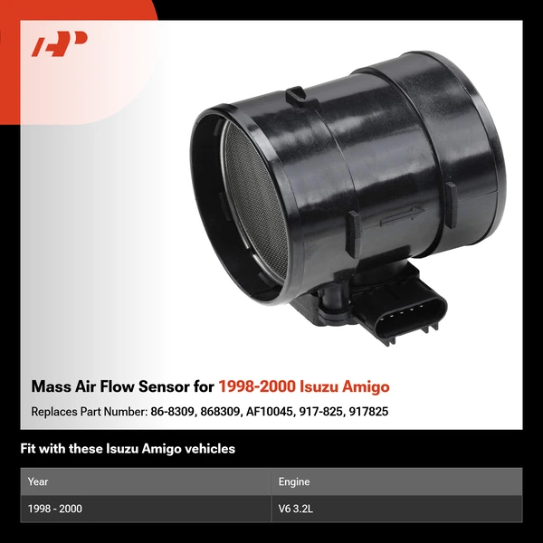 Mass Air Flow Sensor for 1998-2000 Isuzu Amigo