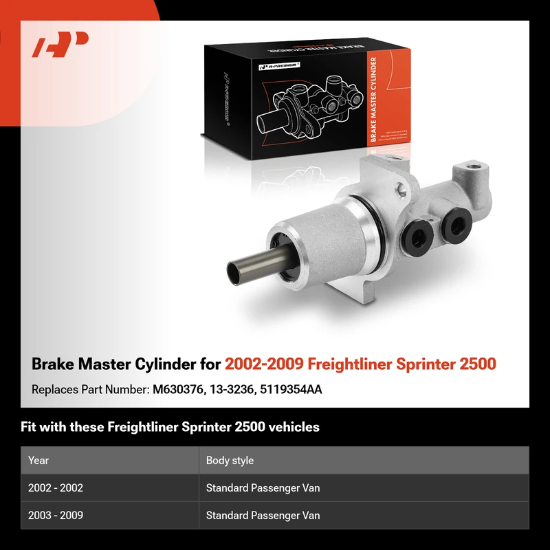 Brake Master Cylinder for 2002-2009 Freightliner Sprinter 2500