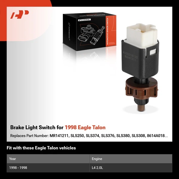 Brake Light Switch for 1998 Eagle Talon