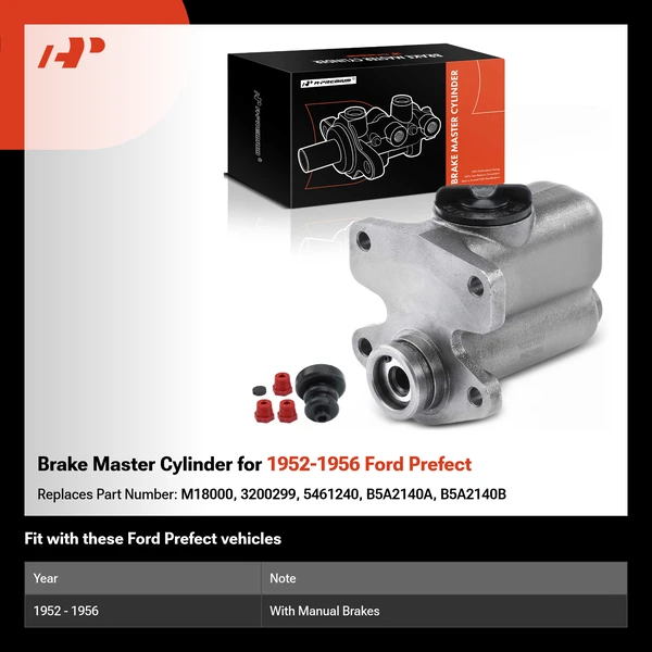 Brake Master Cylinder for 1952-1956 Ford Prefect