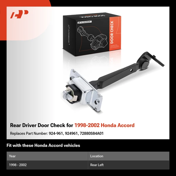 Rear Driver Door Check for 1998-2002 Honda Accord